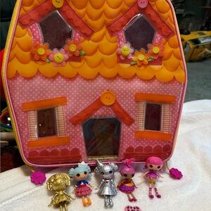 Lalaloosy mini lot with carrying case